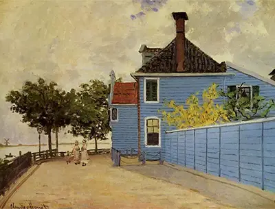 The Blue House at Zaandam Claude Monet